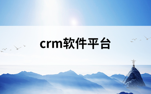 crm软件平台